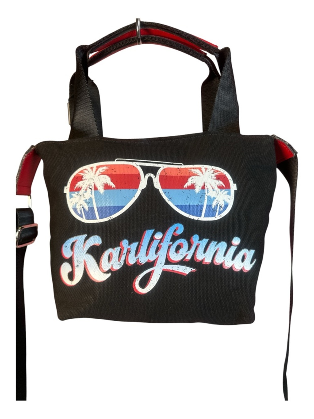 Karl Lagerfeld NWT Sunny “Karlifornia”Canvas Crossbody